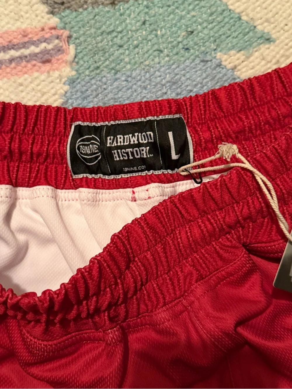 Retro Arkansas Razorbacks 1993-1994 Game Basketball Shorts Size Large